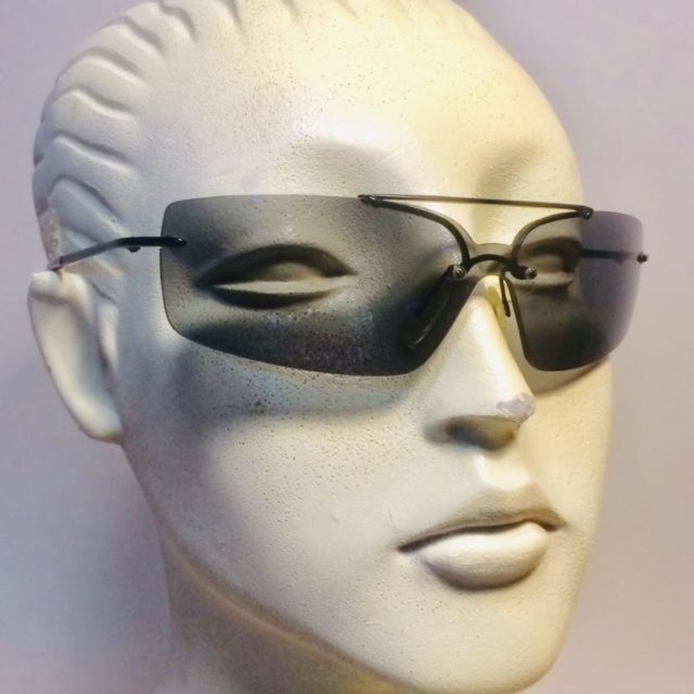 Furla English Rose Wrap Metal Sunglasses